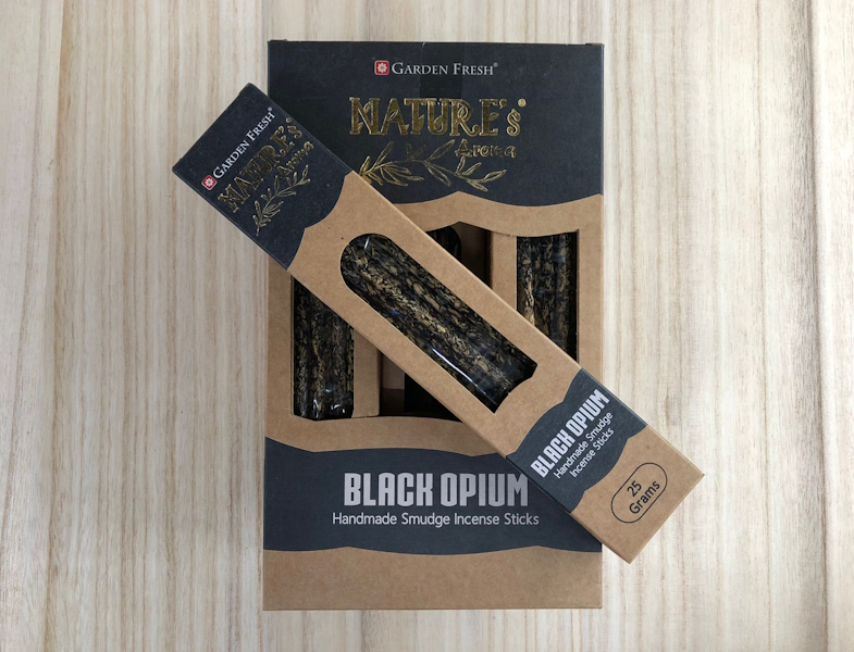 Incienso Orgánico Black Opium Garden Fresh